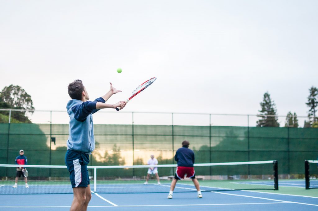 Bedrukte tennisdoeken